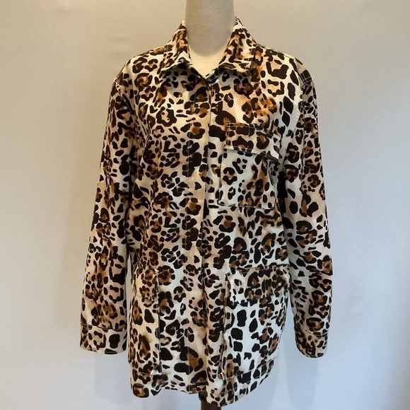 New & Other Stories Jacket Leopard Print - Picture 3 of 16